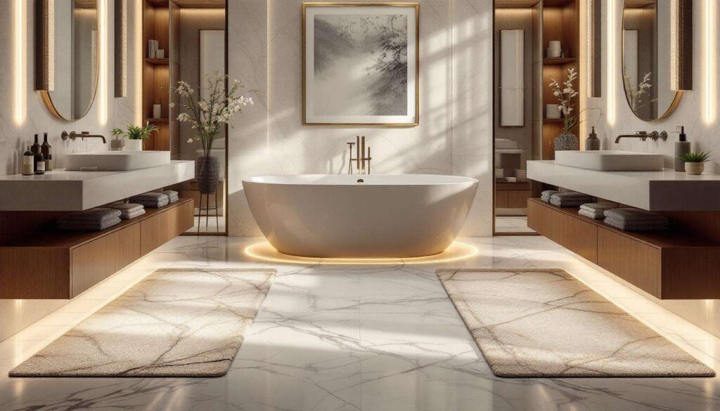 Ich nutze keine Badematten mehr, seit ich diese elegante Alternative aus Luxus-Badezimmern entdeckt habe