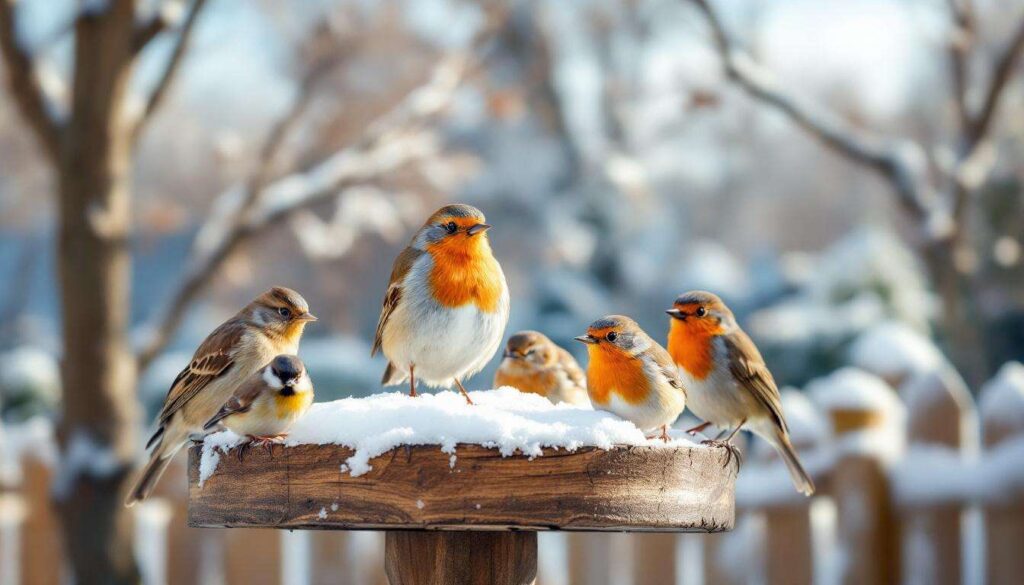 So schützen Sie Vögel im Februar besser vor Kälte und Stress